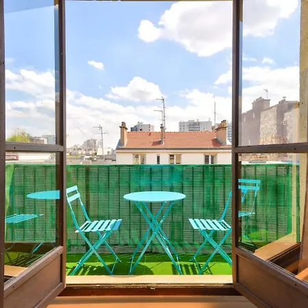 Daire T2 Lumineux Avec Terrasse Proche De La Tour Eiffel Paris